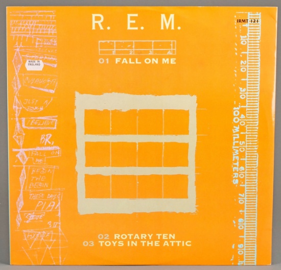 R.E.M. "Fall On Me"  12" Single IRMT 121