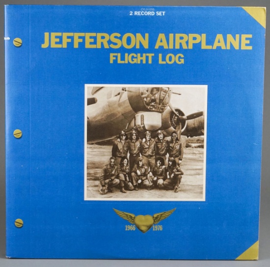 Jefferson Airplane "Flight Log 1966 - 1976" 2 Record Set