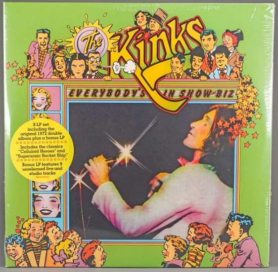 The Kinks "Everybody's in Show Biz" 3 LP Set - Sealed