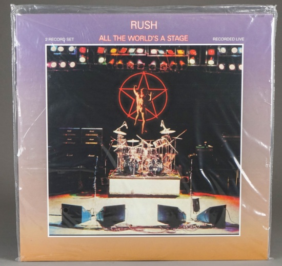 RUSH - All the World's a Stage, 2 Record Set - Sealed