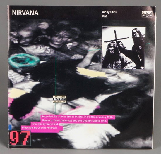 Nirvana "Molly's Lips" Live - 7" Single