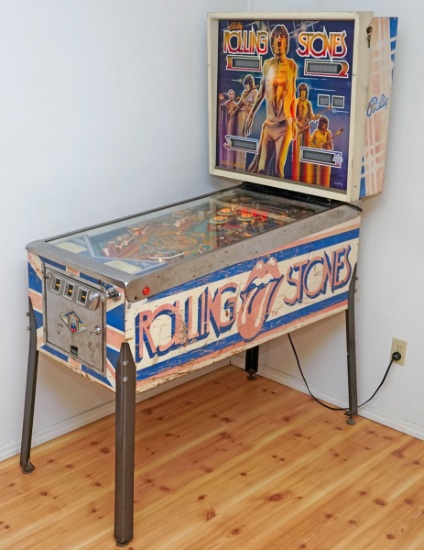The Rolling Stones Pinball Machine by Bally, Ca. 1980 - Needs Repair