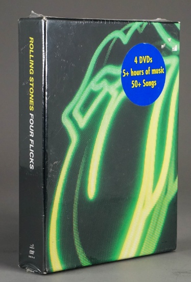 The Rolling Stones  "Four Flicks" 4 DVDs 5+ Hours of Music