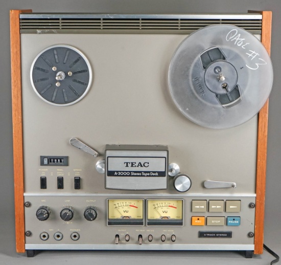 TEAC A-3000 Stereo Tape Deck Reel to Reel Unit