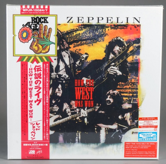 Led Zeppelin "How the West Was Won" 4 x LP Vinyl - Japan