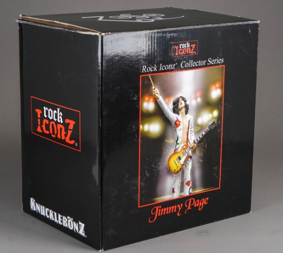 Jimmy Page Led Zeppelin KnuckleBonz Rock Iconz NIB Sculpture