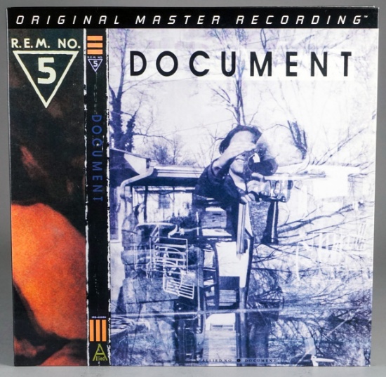 R.E.M. "Document" Original Master Recording LP Vinyl