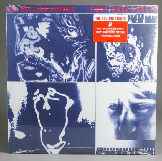 The Rolling Stones "Emotional Rescue" Remastered LP Vinyl - Sealed