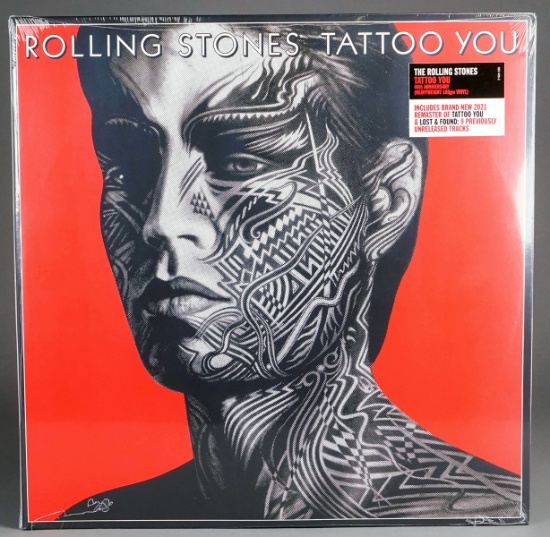 The Rolling Stones "Tattoo You" 40th Anniversary Remastered LP Vinyl - Sealed