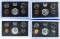 2-1969 US Proof Sets & 2-1970 US Proof Sets (1 No Box)