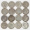 16 Mercury Dimes, Various Dates/Mints