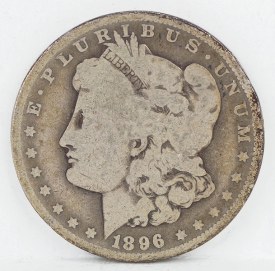 1896-O Morgan Silver Dollar