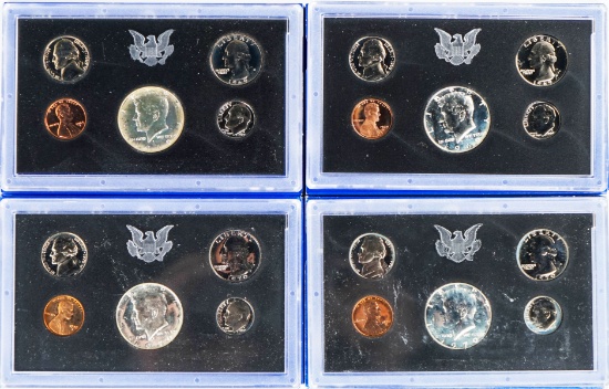 2-1969 US Proof Sets & 2-1970 US Proof Sets