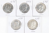 5-1964-D Kennedy Half Dollars