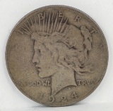 1924-S Peace Silver Dollar