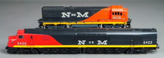 N-de-M Train Engine & Caboose