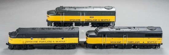 3 Spokane, Portland & Seattle Train Engines