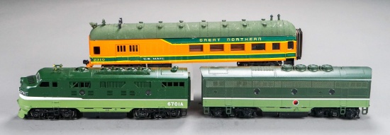3 Great Northern Train Engines