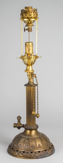 Vintage Gas Light - Lamp Fixture - As Found
