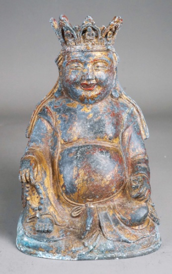 Chinese Gilt Bronze Buddha Statue