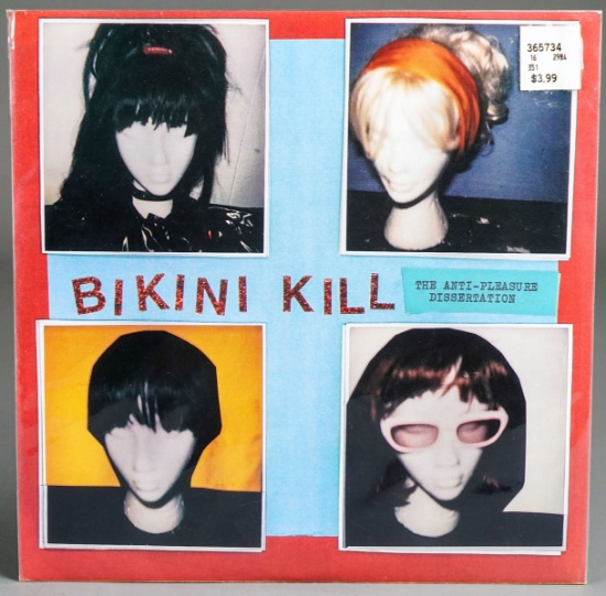 Bikini Kill "The Anti-Pleasure Dissertation" 7" Vinyl - Sealed