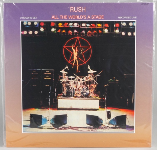 Rush "All the World's a Stage" 2 x LP Vinyl Set