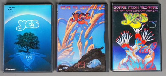 Yes "Musikladen Live", Keys to Ascension" & "Songs from Tsongas" DVDs