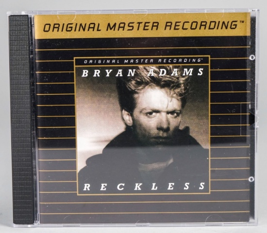 Bryan Adams "Reckless" Original Master Recording CD