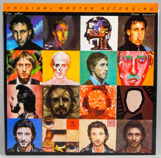 The Who "Face Dances" Original Master Recording LP Vinyl