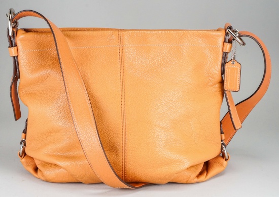 Coach Orange Colored Crossbody Purse