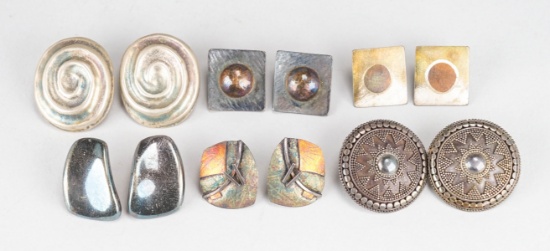 6 Pairs Of Southwest Style Earrings