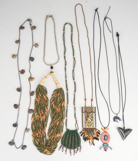 7 Beaded Necklaces