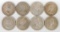 8 Silver Elizabeth 25 Cent Coins