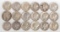 18 Mercury Silver Dimes, Various Dates/Mints