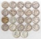 22 Mercury Silver Dimes, Various Dates/Mints