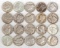 20 Mercury Silver Dimes, Various Dates/Mints