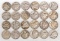 24 Mercury Silver Dimes, Various Dates/Mints