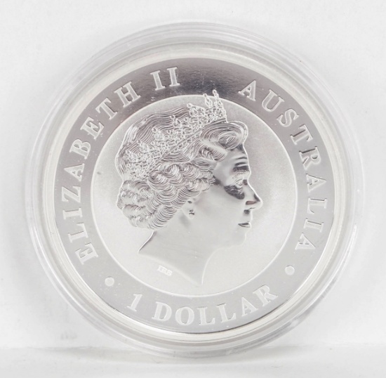 2017 $1 Elizabeth II - Australian Kookaburra, 1oz. .999 Fine Silver