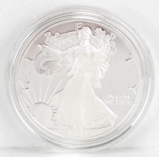 2004 American Eagle, 1 oz Silver Proof Coin