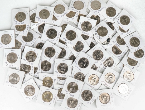 68 +/- Kennedy Half Dollars; Various Dates/Mints