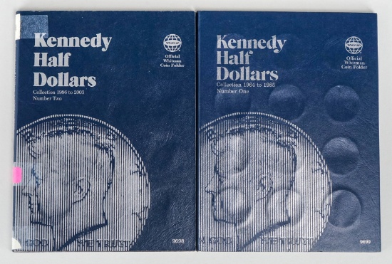 2 - Kennedy Half Dollar Books (1964-1985 & 1986-2003)