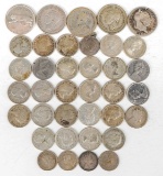 Mixed Bag of Foreign Silver Coins