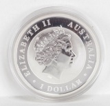 2017 $1 Elizabeth II - Australian Kookaburra, 1oz. .999 Fine Silver