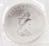 1988 Elizabeth II $5 Canada Dollar, 1 oz. .999 Fine Silver Coin