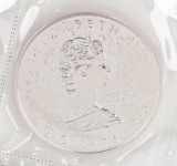 1988 Elizabeth II $5 Canada Dollar, 1 oz. .999 Fine Silver Coin