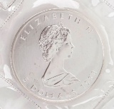 1988 Elizabeth II $5 Canada Dollar, 1 oz. .999 Fine Silver Coin