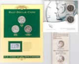 3 Kennedy Collection Sets; 50th Anniversary, Half Dollar Coins of 20th Century , More