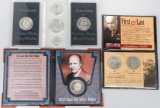 1971-S Ike Silver Dollar, 2-1971-S Eisenhower Proof Dollar,  First/Last  Coin Set
