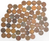 60 +/- Indian Head Pennies, Various Dates