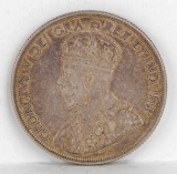 1936 George V Silver Dollar